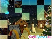 Игра Новогодние пазлы Игра Новогодние пазлы
